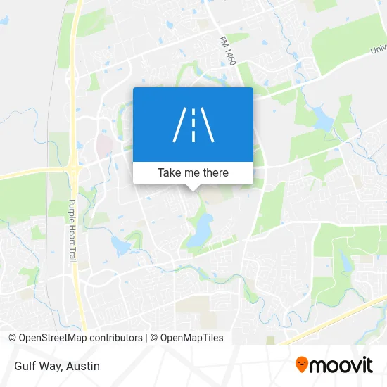 Gulf Way map