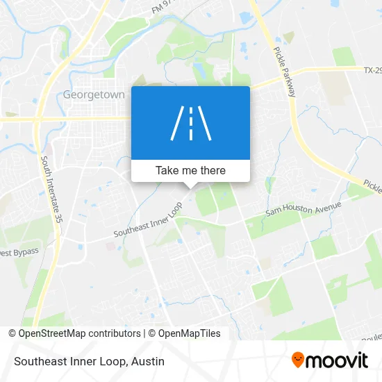 Southeast Inner Loop map