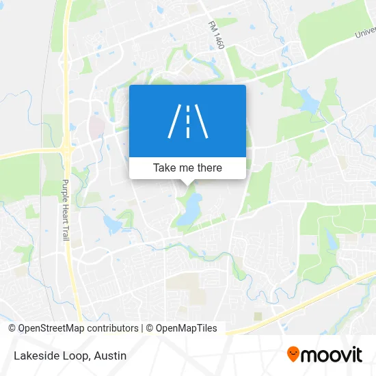 Lakeside Loop map