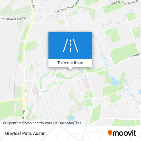 Greyleaf Path map