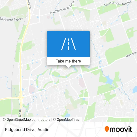 Mapa de Ridgebend Drive