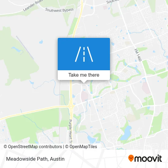 Meadowside Path map