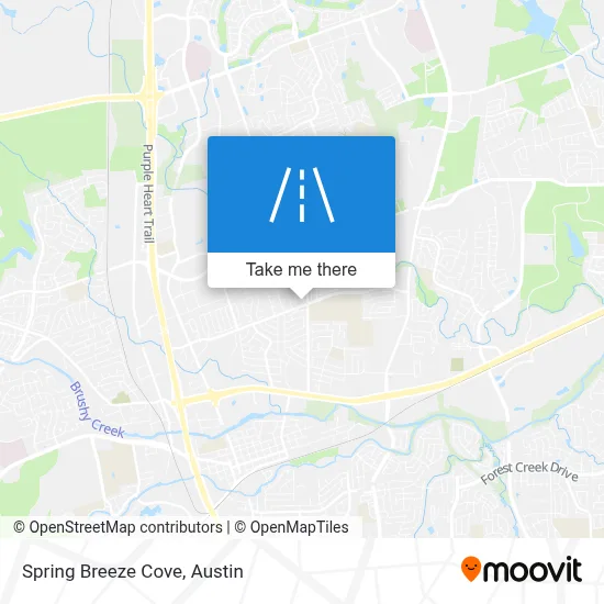 Spring Breeze Cove map