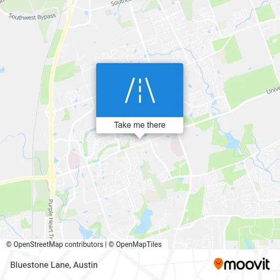 Bluestone Lane map