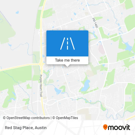 Red Stag Place map