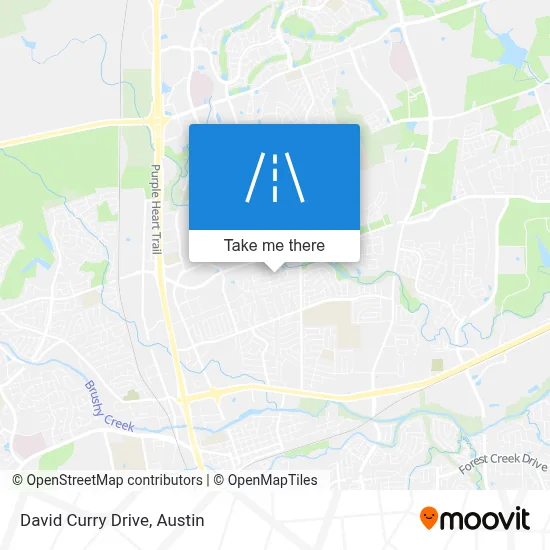 David Curry Drive map