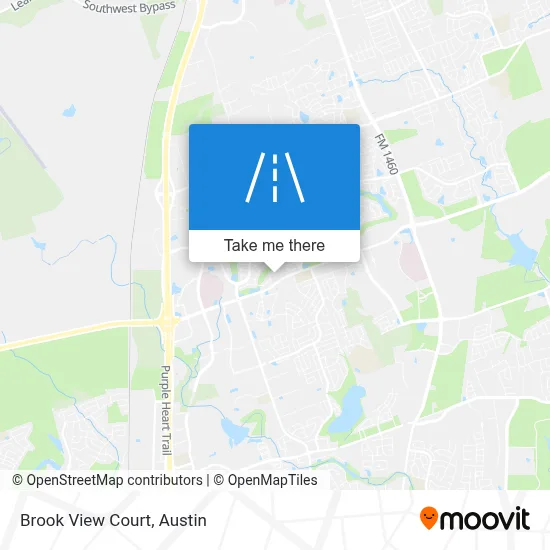 Brook View Court map