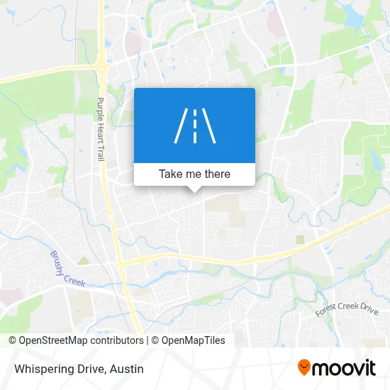 Whispering Drive map