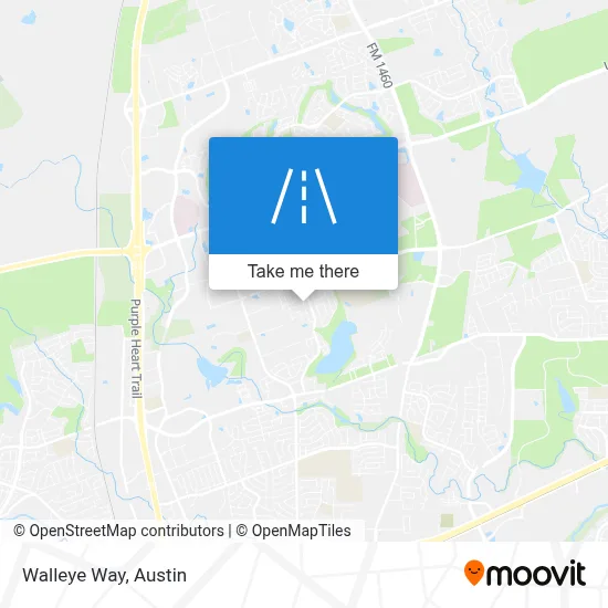 Walleye Way map