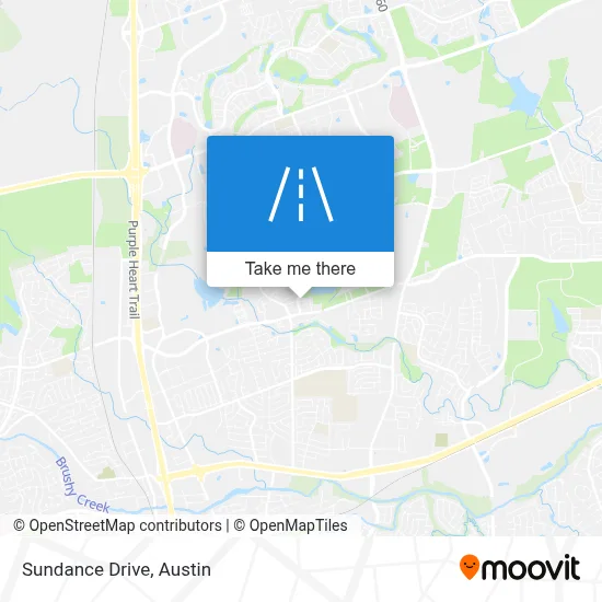 Sundance Drive map