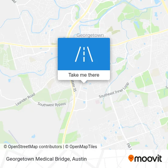 Georgetown Medical Bridge map