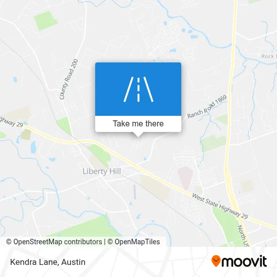 Kendra Lane map