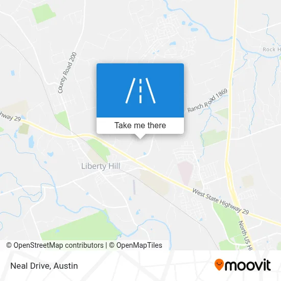Neal Drive map