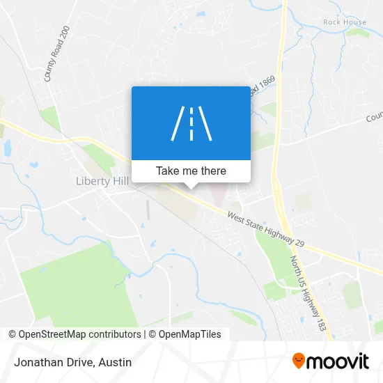 Jonathan Drive map