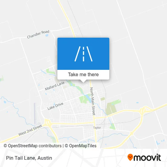 Pin Tail Lane map