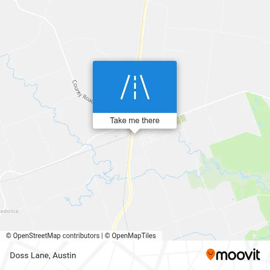 Doss Lane map