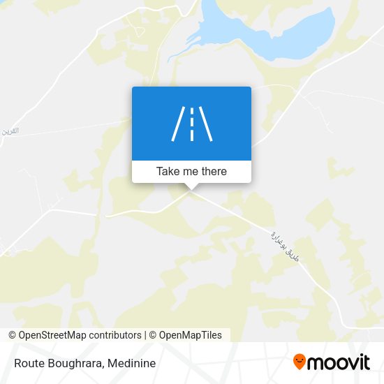 Route Boughrara map