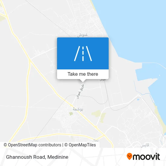 Ghannoush Road map