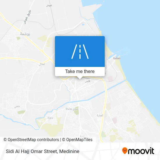 Sidi Al Hajj Omar Street map