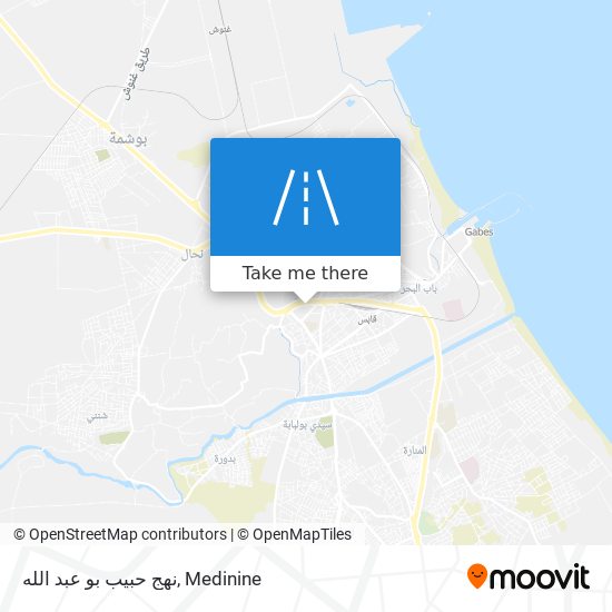 نهج حبيب بو عبد الله map