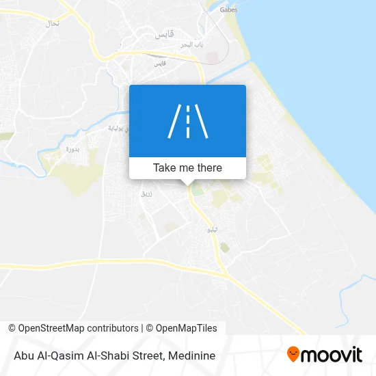 Abu Al-Qasim Al-Shabi Street map