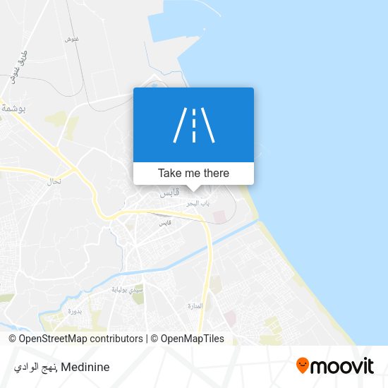 نهج الوادي map