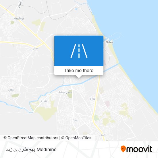 نهج طارق بن زياد map