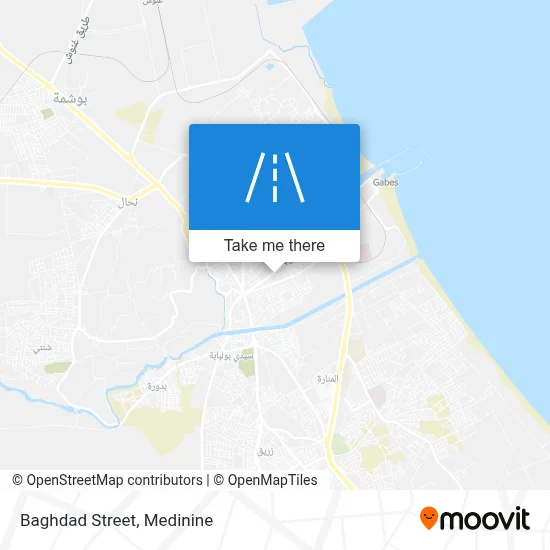 نهج بغداد map