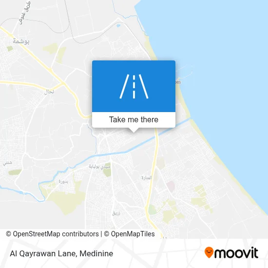 Al Qayrawan Lane map