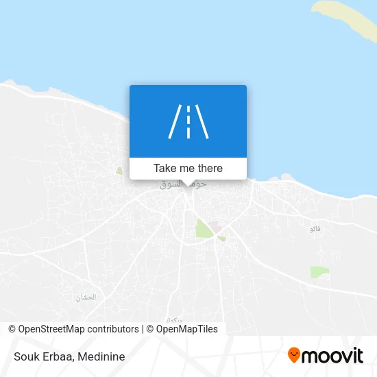 Souk Erbaa map