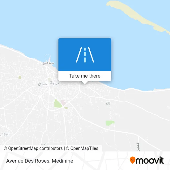 Avenue Des Roses map