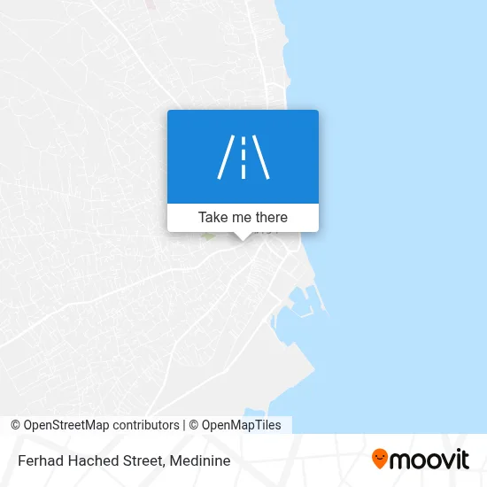 شارع فرحات حشاد map