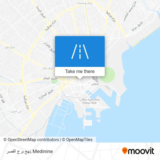 نهج برج القصر map