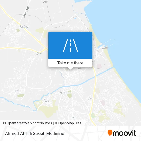 Ahmed Al Tlili Street map