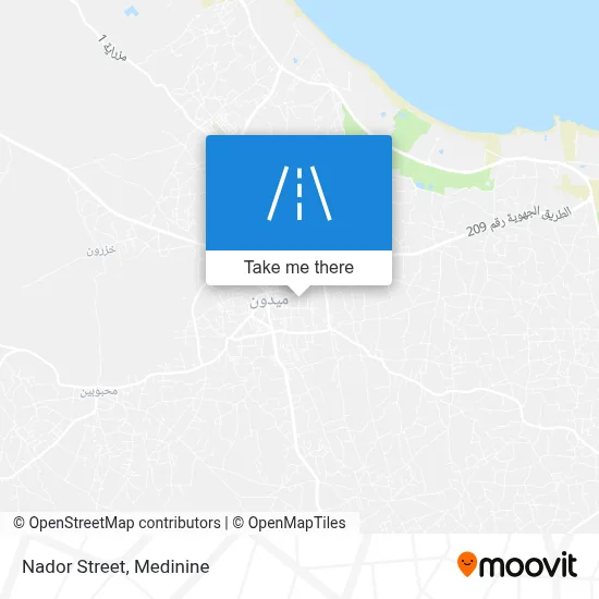 Nador Street map