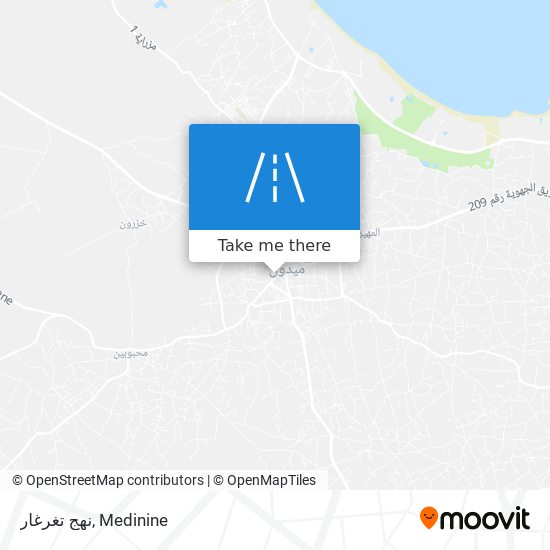 نهج تغرغار map