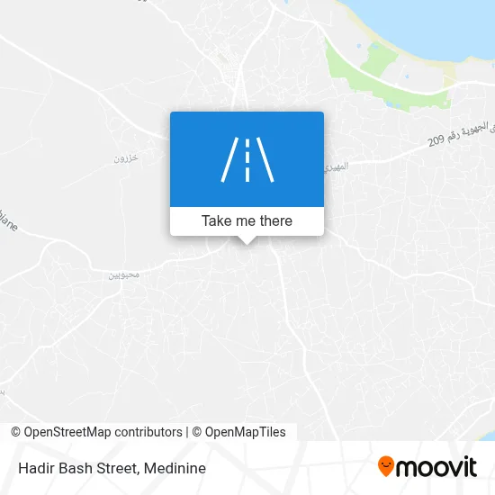 Hadir Bash Street map