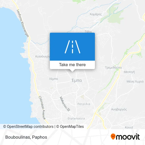 Bouboulinas map