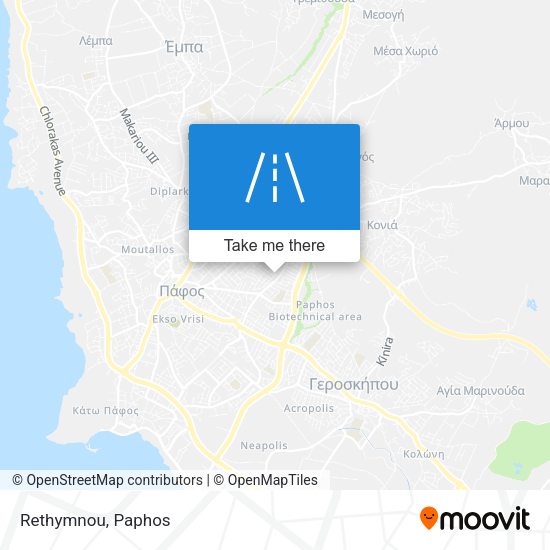 Rethymnou map