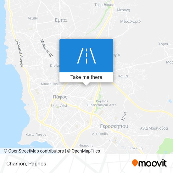 Chanion map