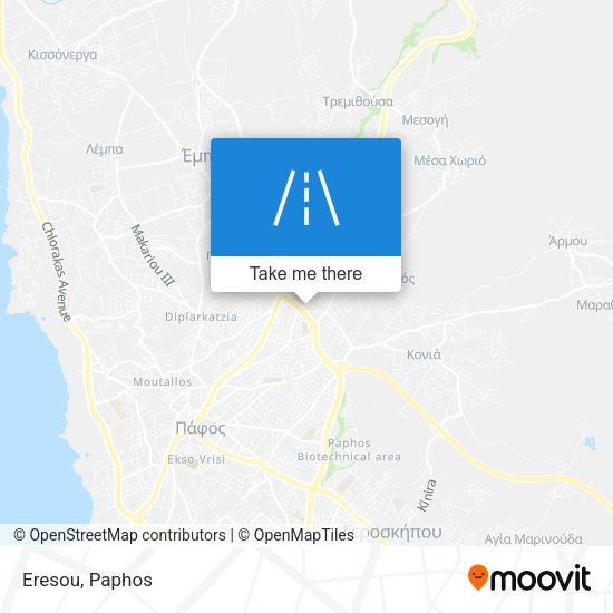 Eresou map