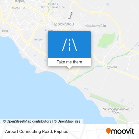 Airport Connecting Road map