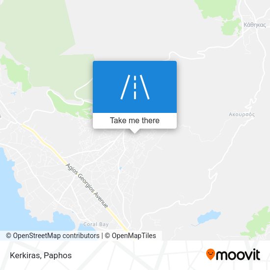Kerkiras map
