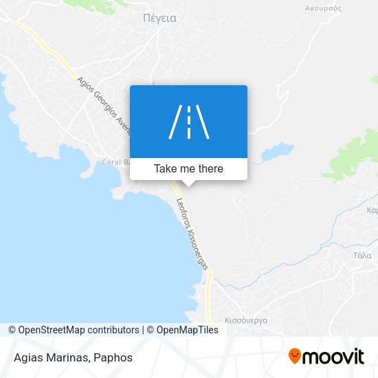 Agias Marinas map