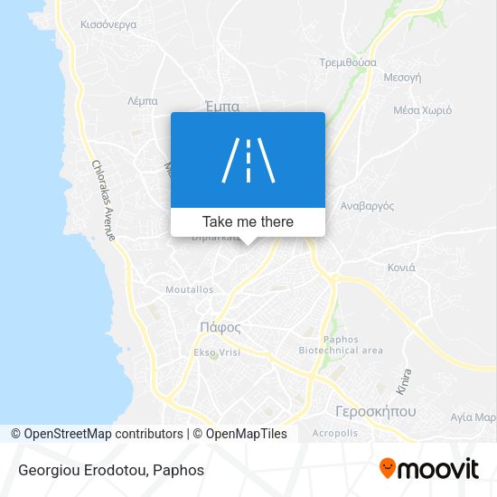 Georgiou Erodotou map