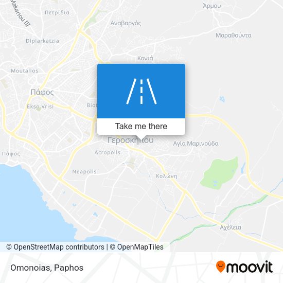 Omonoias map