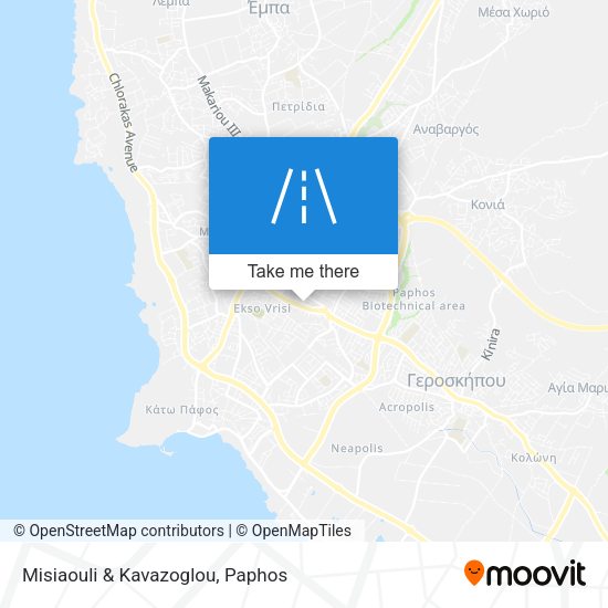 Misiaouli & Kavazoglou map