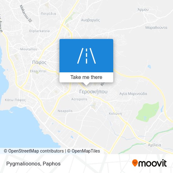 Pygmalioonos map