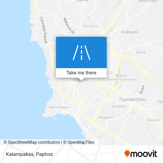 Kalampakas map