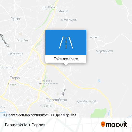 Pentadaktilou map